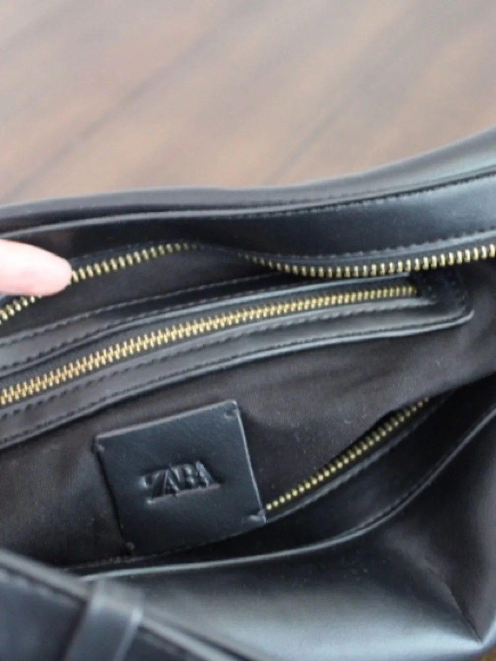 Zara crescent hobo bag